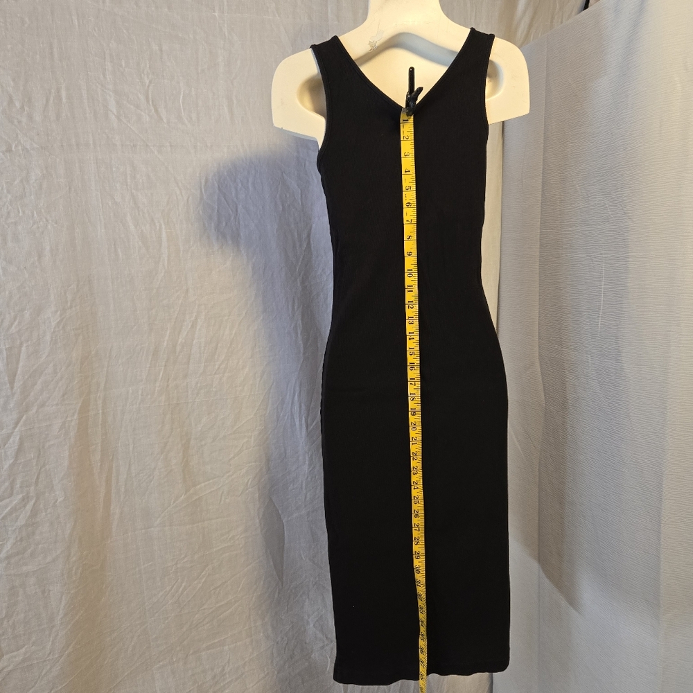 Long Ribbed Tank Dress - Size M - Picture 6 of 8